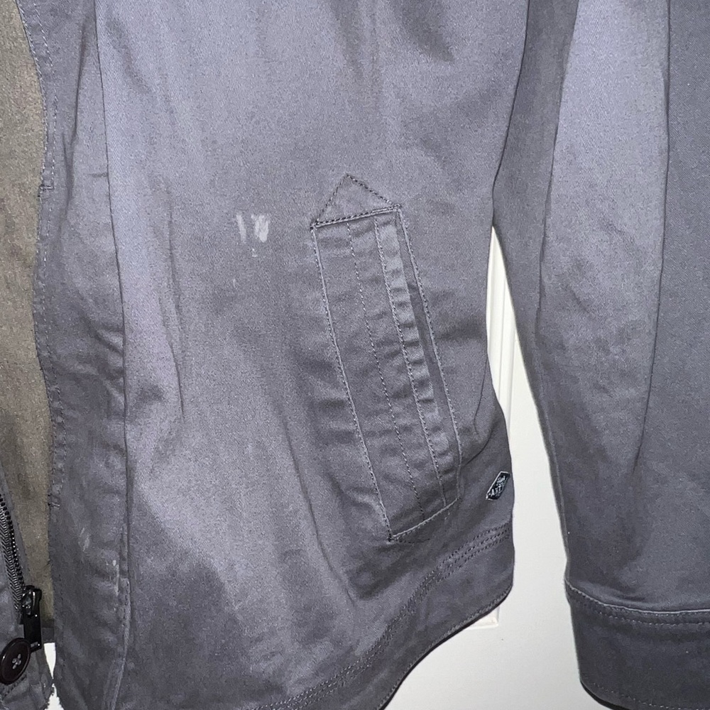Men’s jacket - Flag & Anthem dark gray medium full zip - Picture 5 of 8